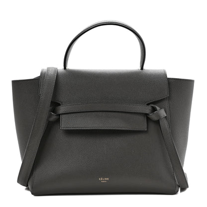 Celine Grained Calfskin Micro Belt Bag Grey 1 of 10