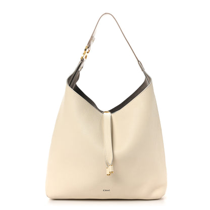 Chloe Grained Calfskin Small Marcie Hobo Bag Sweet Beige 1 of 12