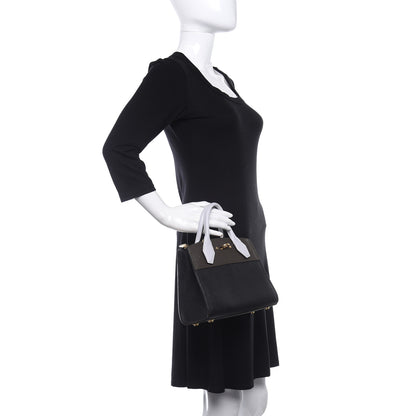 Louis Vuitton Calfskin City Steamer Mini Black Kaki Gris Antartica 2 of 8