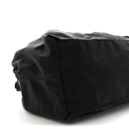 Prada Tessuto Nylon Bow Shoulder Bag Black 8 of 9