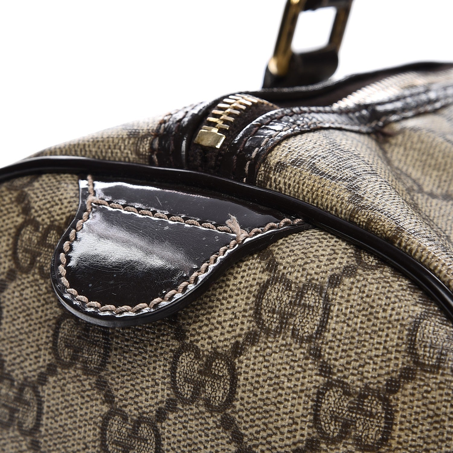 Gucci GG Plus Monogram Medium Joy Boston Dark Brown 9 of 18