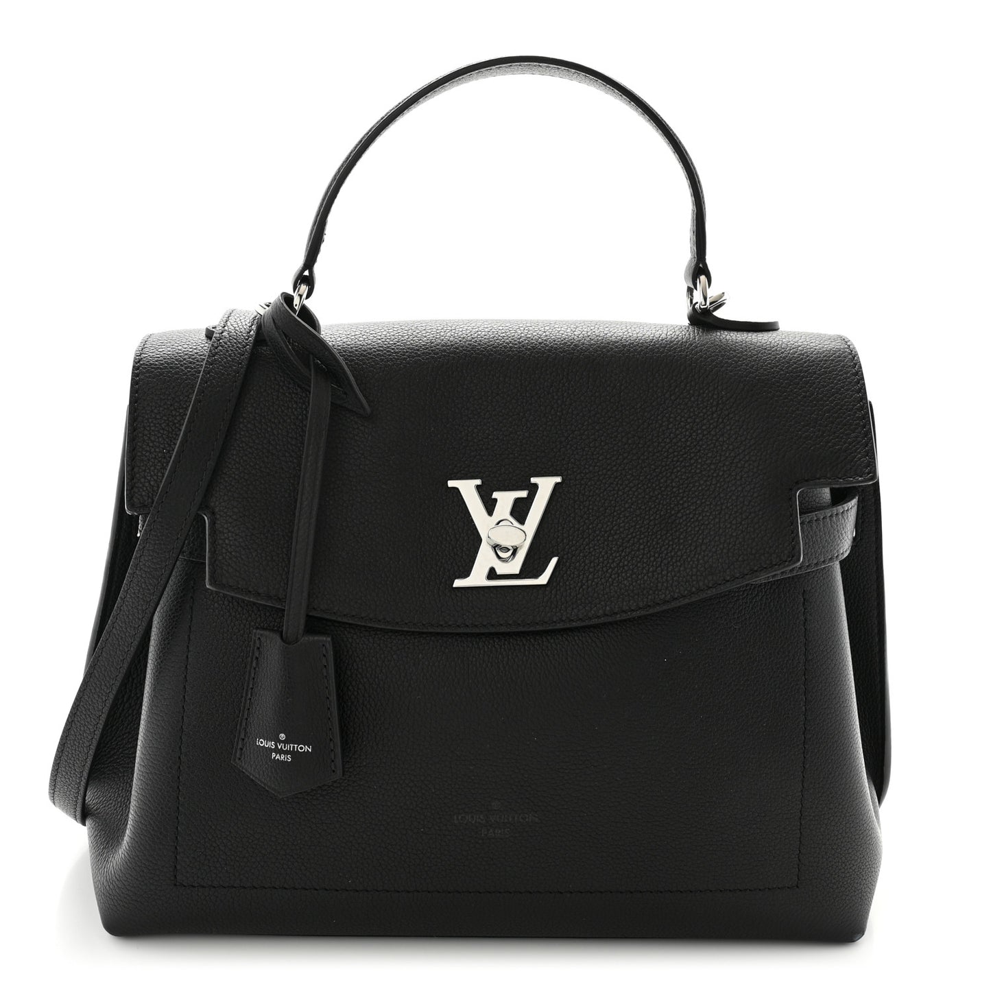 Soft Calfskin Lockme Ever Black