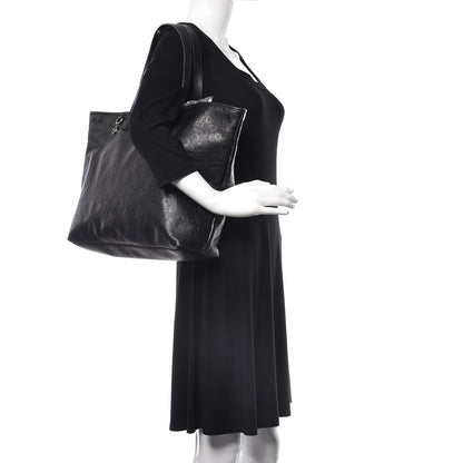 Gucci Calfskin Horsebit Embossed Large Tote Black 2 of 16
