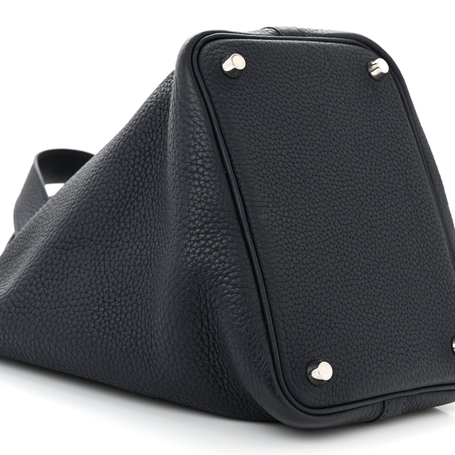 Hermes Taurillon Clemence Picotin Lock 18 PM Bleu Nuit 9 of 10