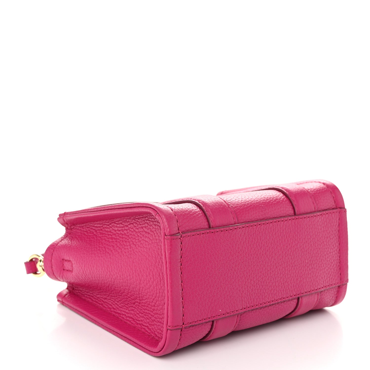 Marc Jacobs Grained Calfskin Mini The Tote Bag Lipstick Pink 4 of 9