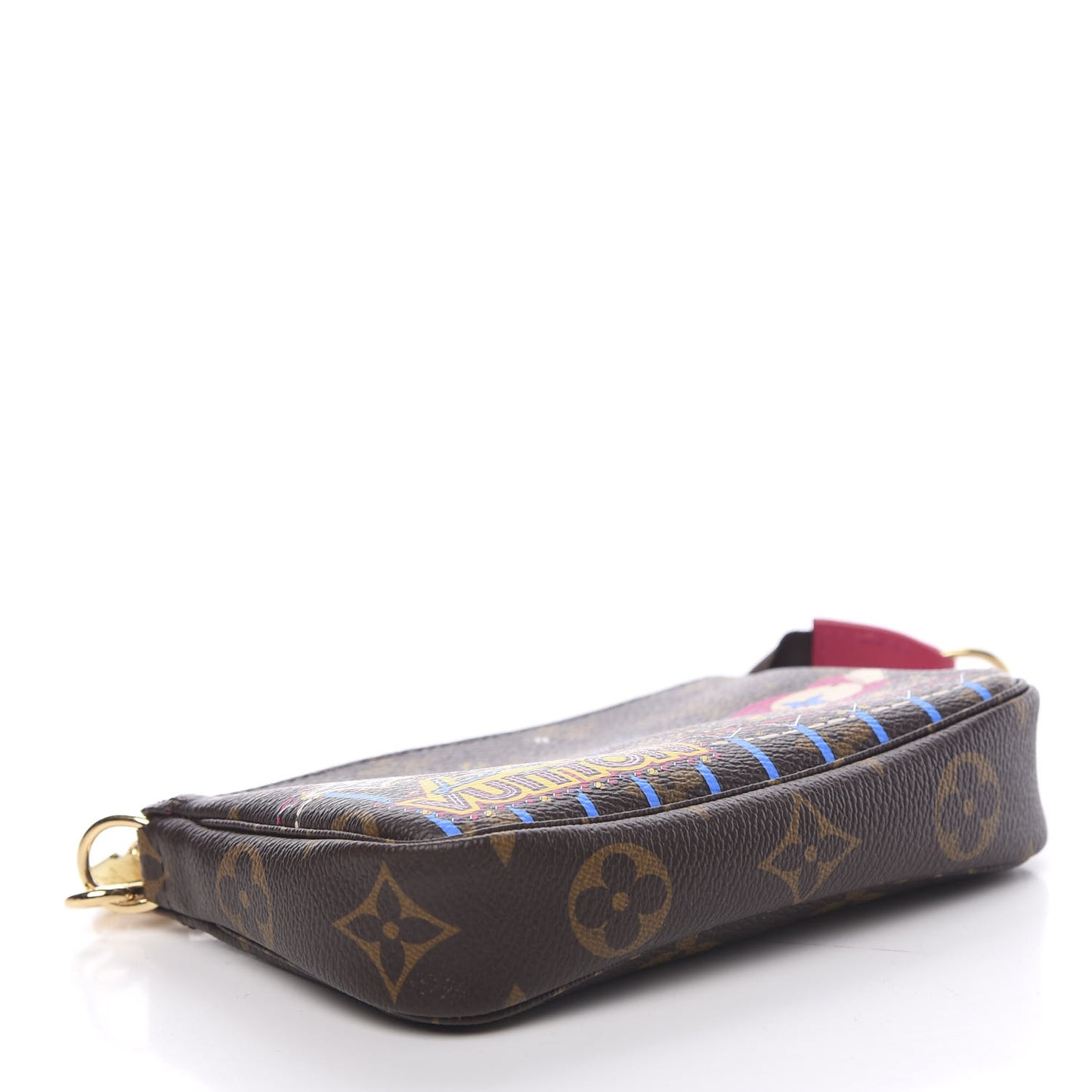 Monogram 2020 Christmas Animation Roller Coaster Mini Pochette Accessories Pivoine