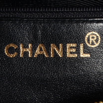 Chanel Lambskin Quilted Shoulder Bag Black 6 of 8