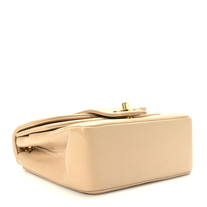 Chanel Lambskin Horizontal Quilted Mini Flap Beige 4 of 10