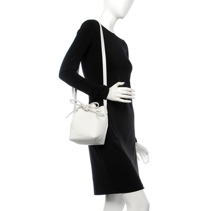 Mansur Gavriel Calfskin Mini Bucket Bag White 2 of 14