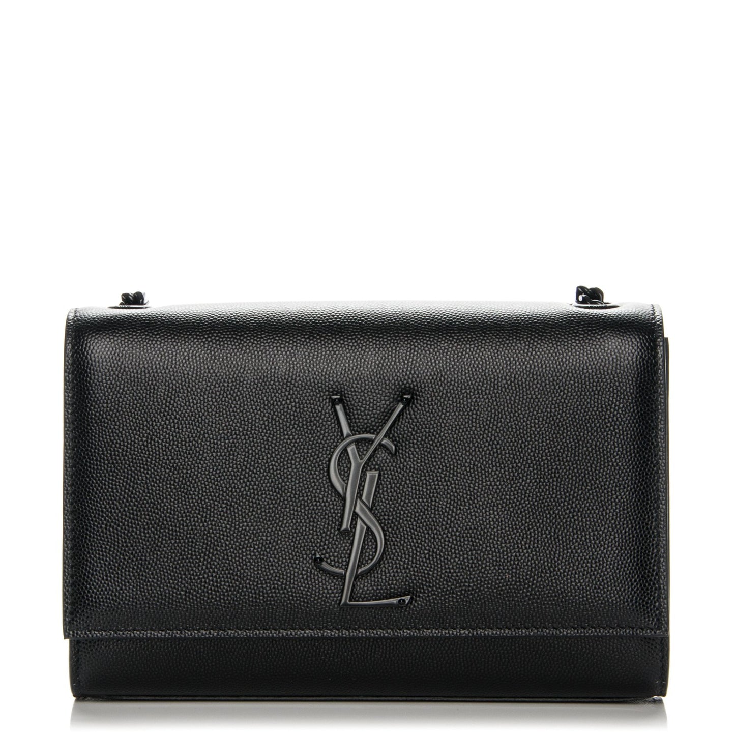 Grain De Poudre Small Monogram Kate Satchel Black