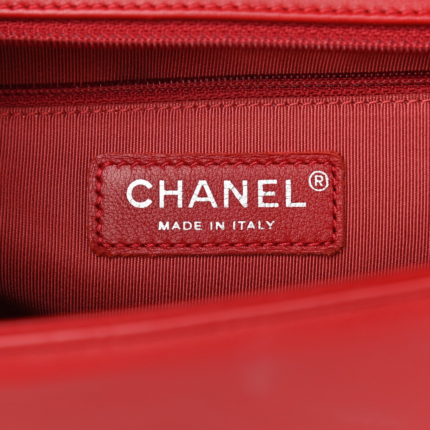 Chanel Lambskin Quilted New Medium Boy Flap Dark Red 6 of 13