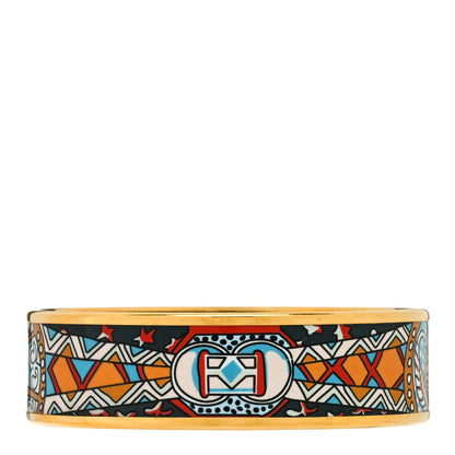 Hermes Enamel Printed Wide Bracelet 65 1 of 3