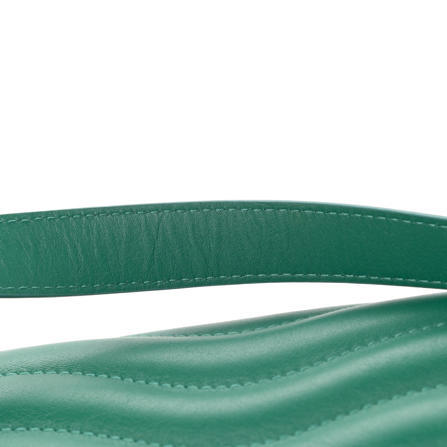 Louis Vuitton Calfskin LV New Wave Chain Bag Emerald 10 of 11