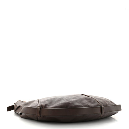 Saint Laurent Calfskin Horn Mombasa Hobo Dark Brown 4 of 10