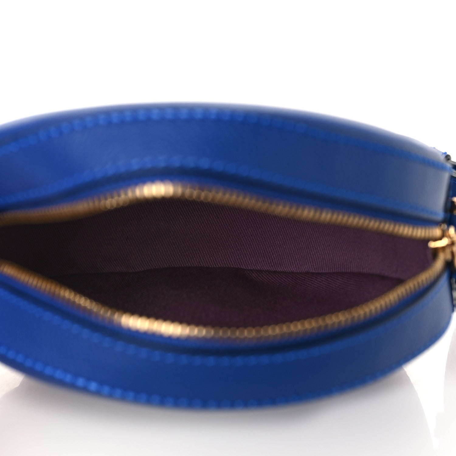 Versace Calfskin La Medusa Round Camera Bag Blue 5 of 6