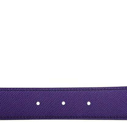 Hermes Epsom Swift 32mm Belt Strap 85 Crocus Bleu Hydra 5 of 6