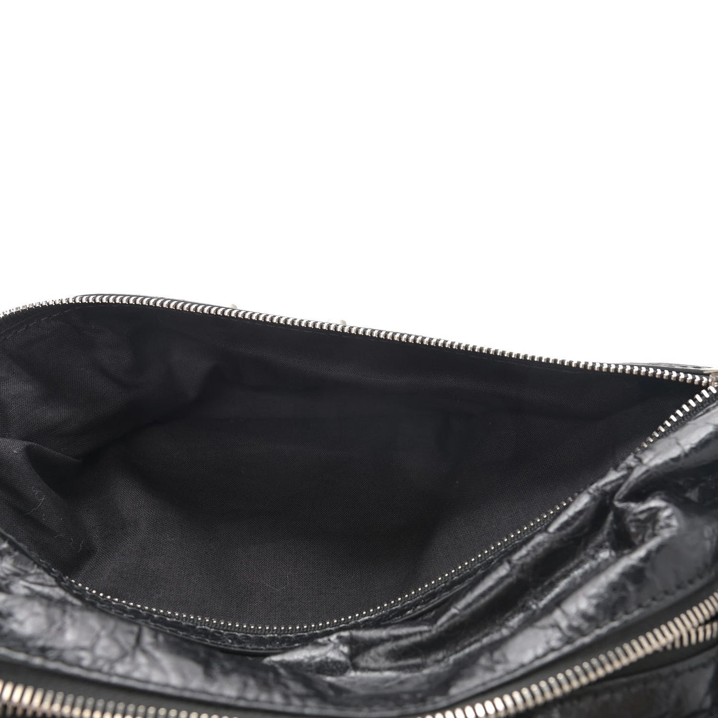 Lambskin Classic Hardware Neo Lift Hip Bag Black