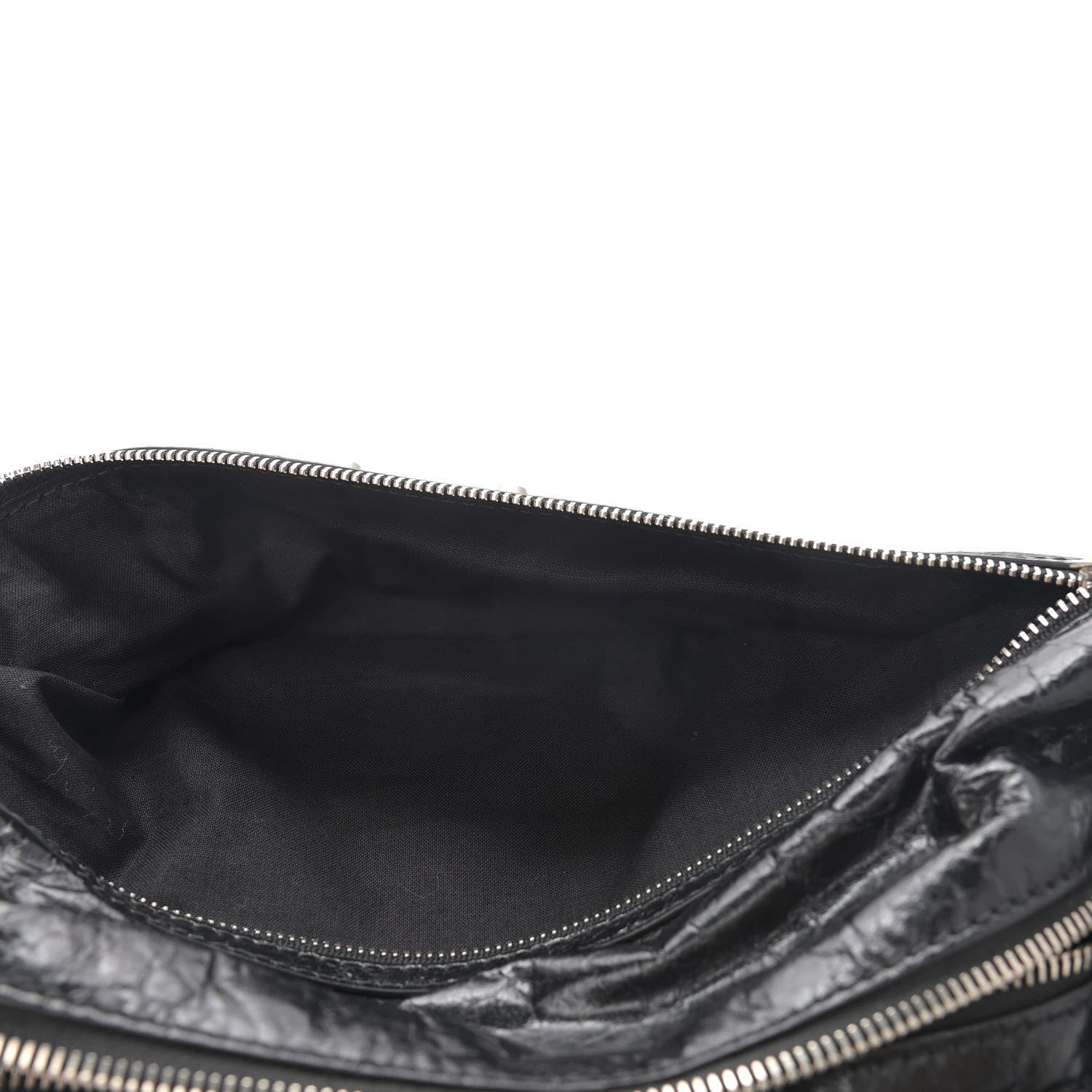 Balenciaga Lambskin Classic Hardware Neo Lift Hip Bag Black 5 of 13