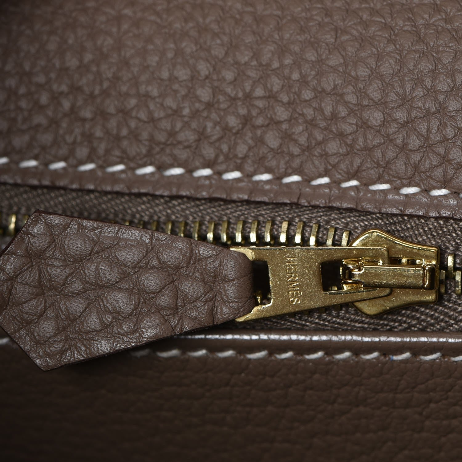 Hermes Togo Kelly Retourne 35 Etoupe 14 of 34