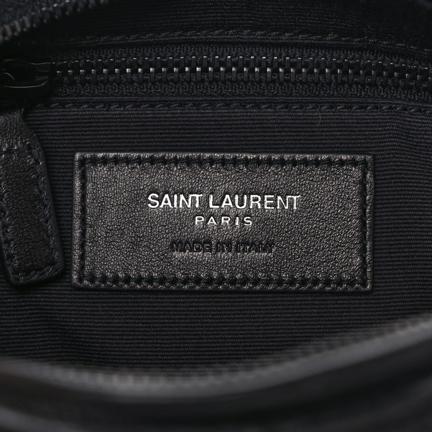 Saint Laurent Lambskin Matelasse Monogram East West Rider Bag Black 6 of 9