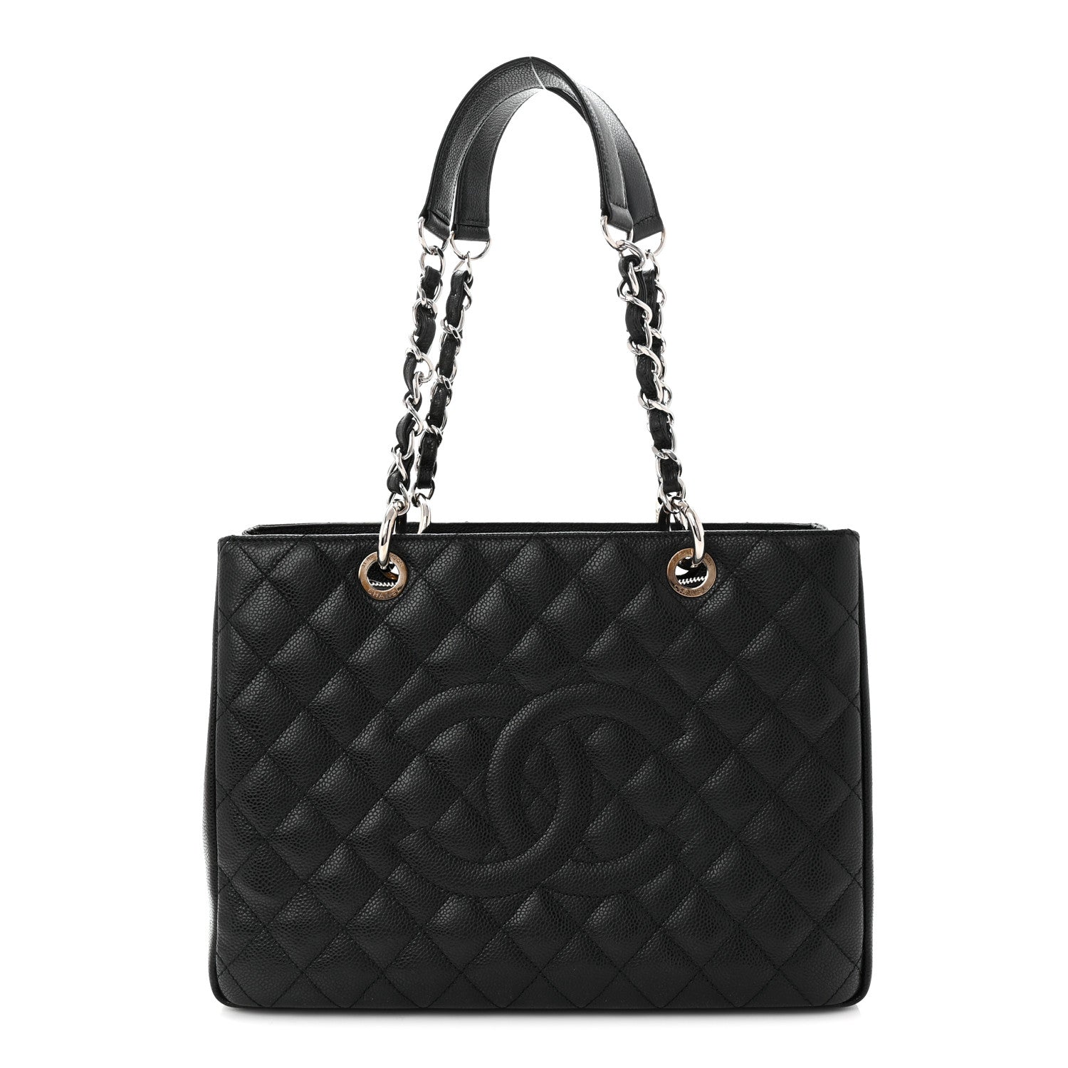 Chanel Caviar Quilted Grand Shopping Tote GST Black 1 of 10