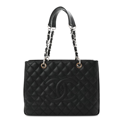 Chanel Caviar Quilted Grand Shopping Tote GST Black 1 of 10