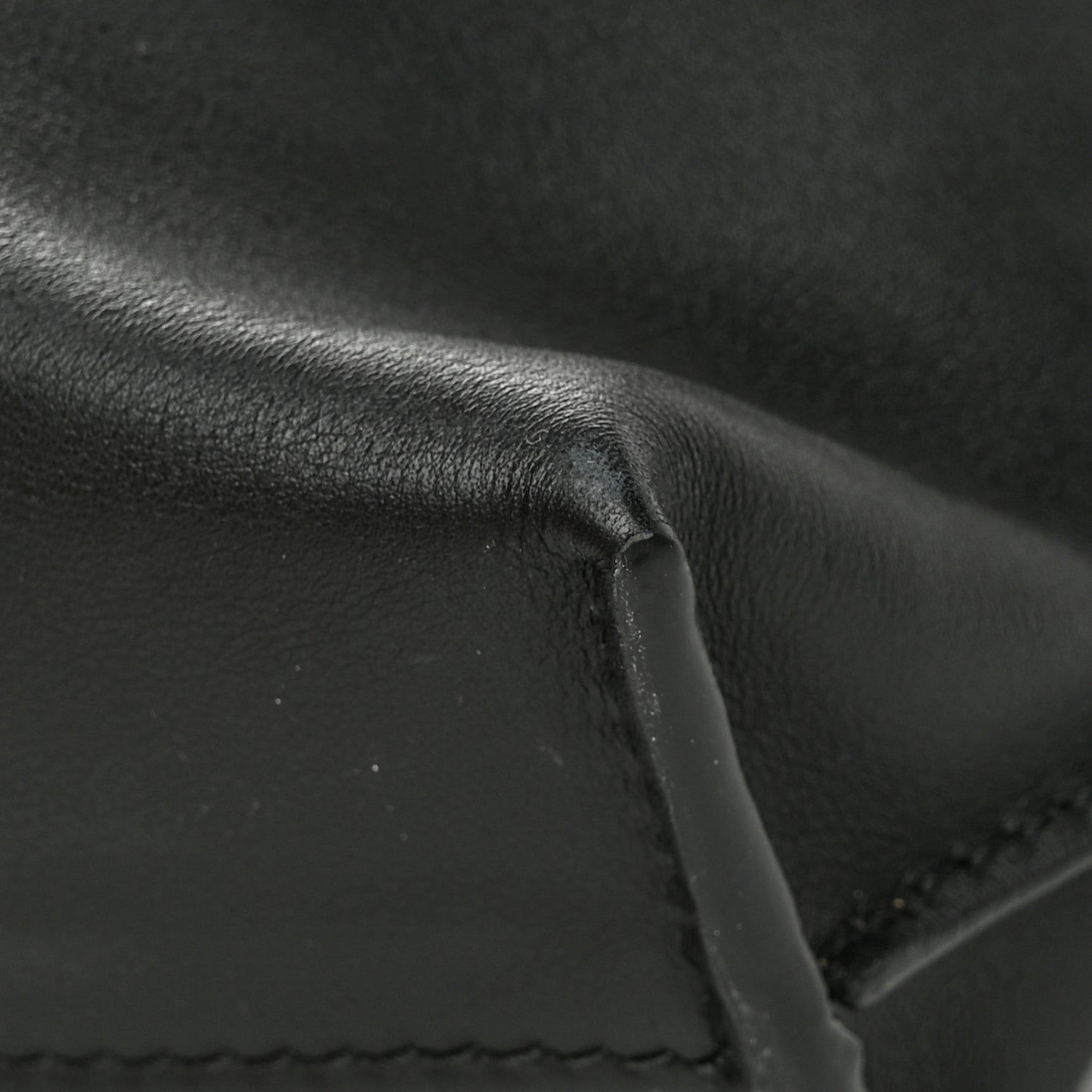 Nappa Calfskin Mini Flamenco Knot Clutch With Chain Black