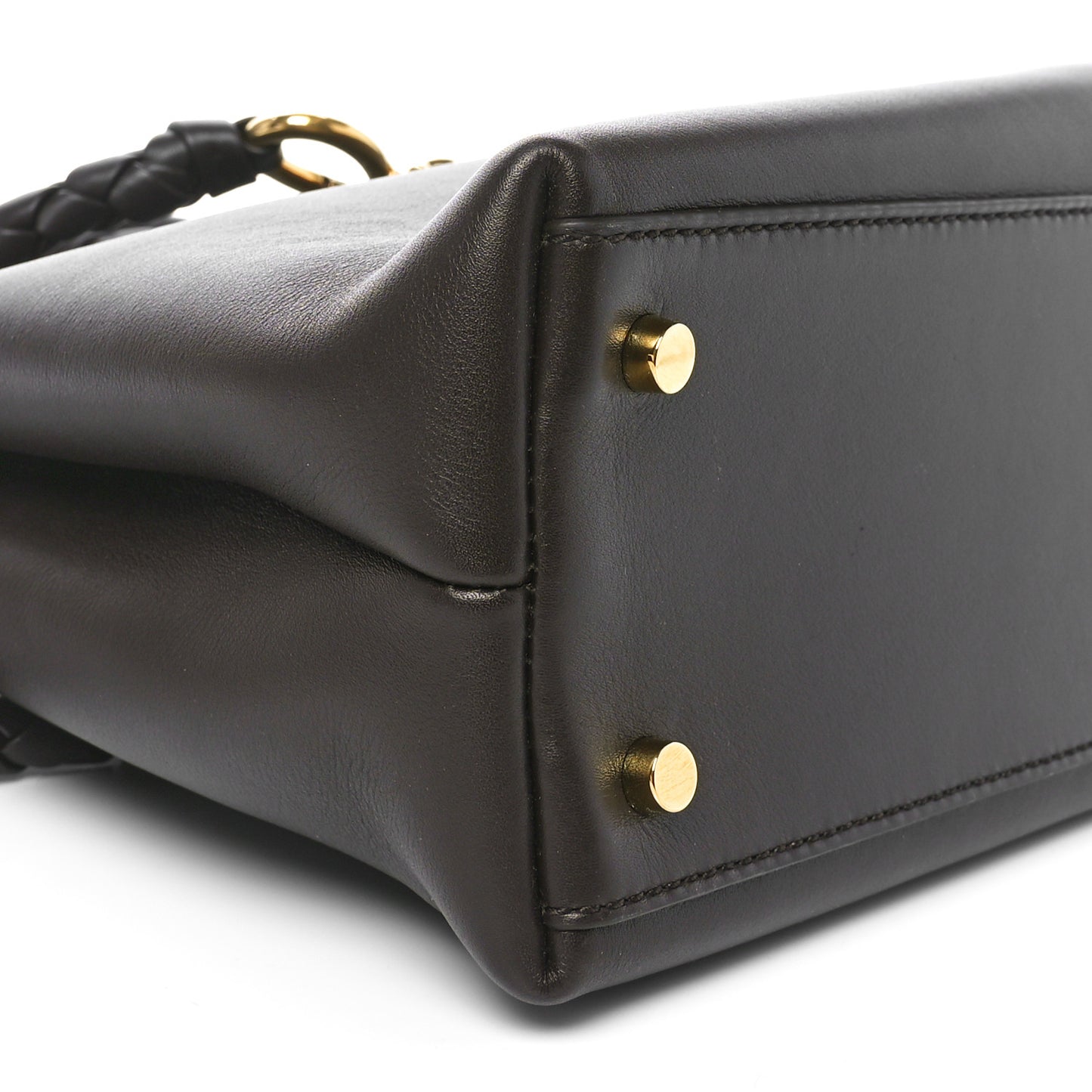 Silky Calfskin Medium Andiamo Shoulder Bag Fondant