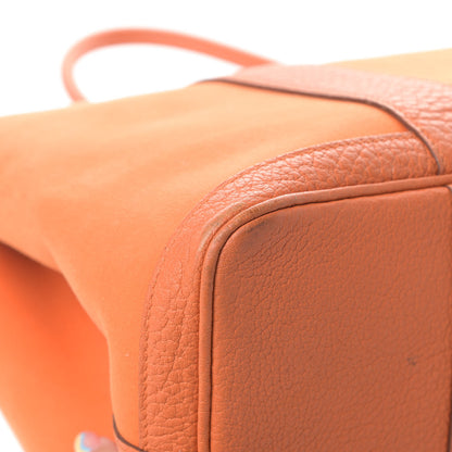 Hermes Toile Negonda Garden Party Tote 36 MM Orange 9 of 18