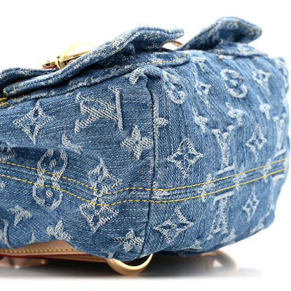 Louis Vuitton Denim Sac a Dos Backpack PM Blue 8 of 10