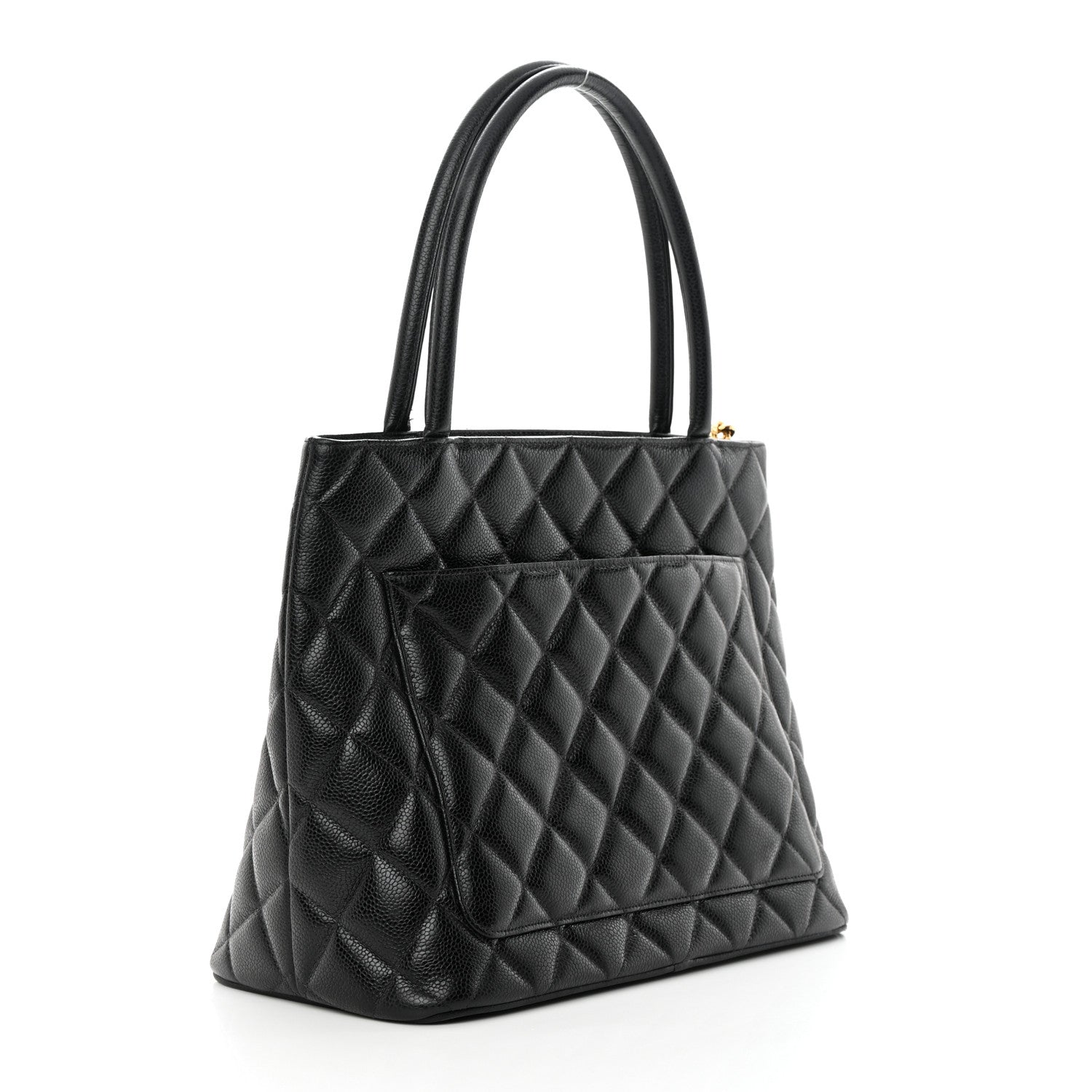 Chanel Caviar Quilted Medallion Tote Black 3 of 15