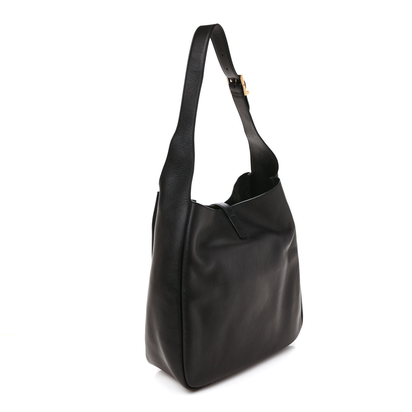 Smooth Calfskin Large Le 5 A 7 Soft Hobo Black