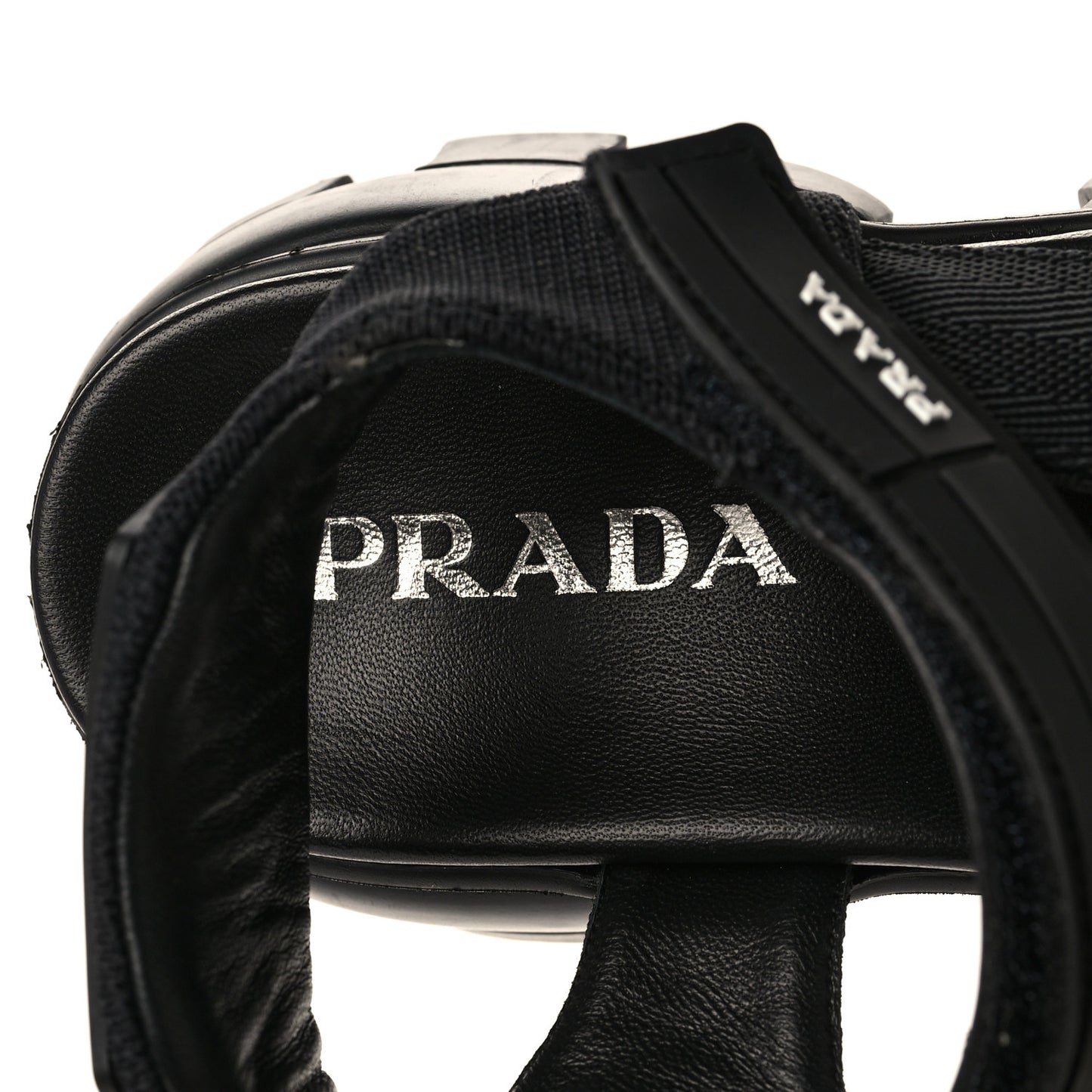 Rubber Nylon Velcro Womens Cloudbust Thunder 50mm Sandals 38.5 Black