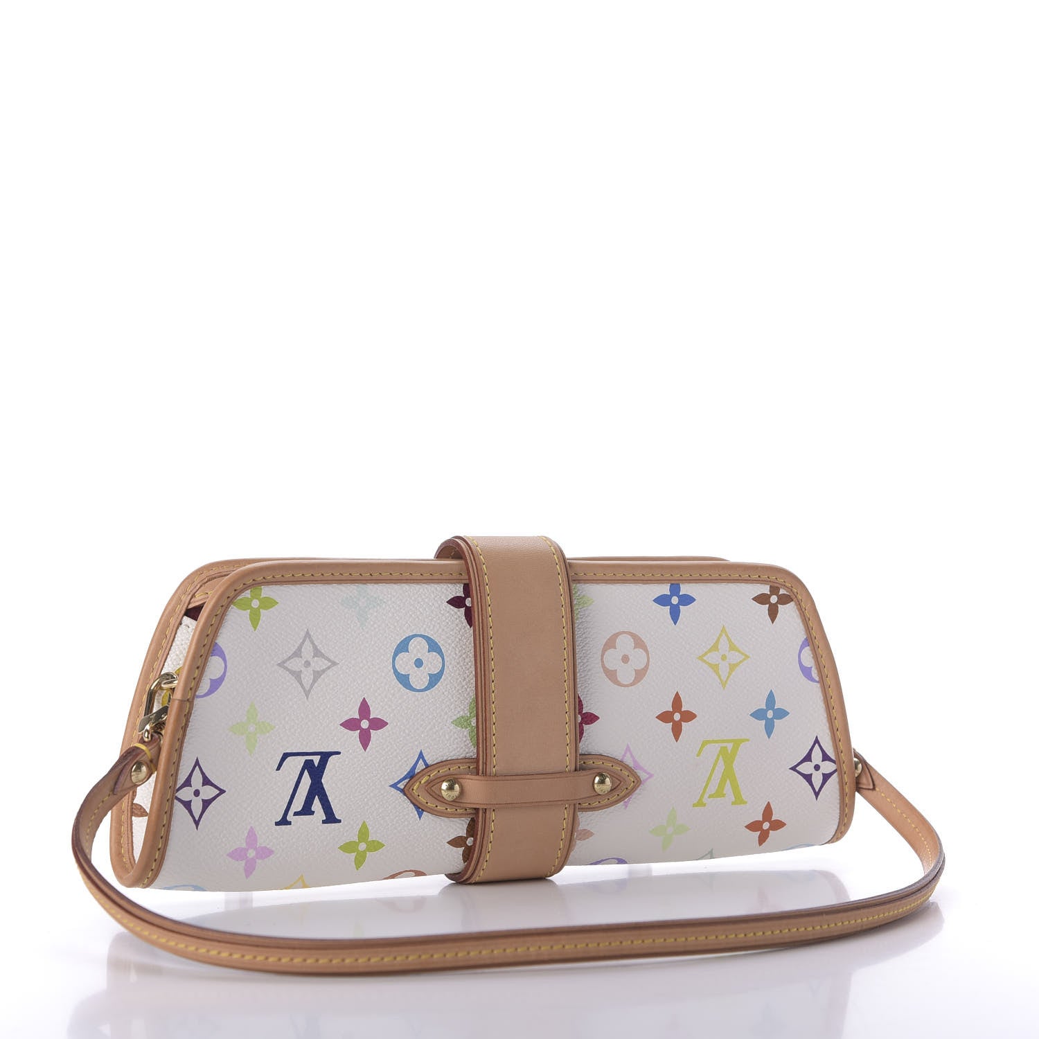 Louis Vuitton Monogram Multicolor Shirley White 3 of 8