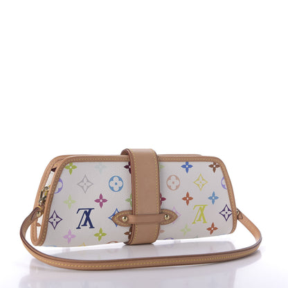 Louis Vuitton Monogram Multicolor Shirley White 3 of 8