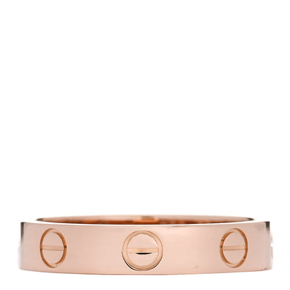 Cartier 18K Pink Gold 3.5mm LOVE Wedding Band Ring 52 6 1 of 5