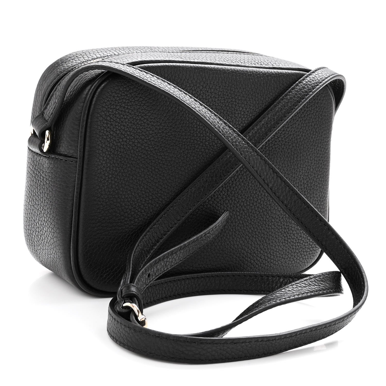 Gucci Pebbled Calfskin Small Soho Disco Bag Black 3 of 10