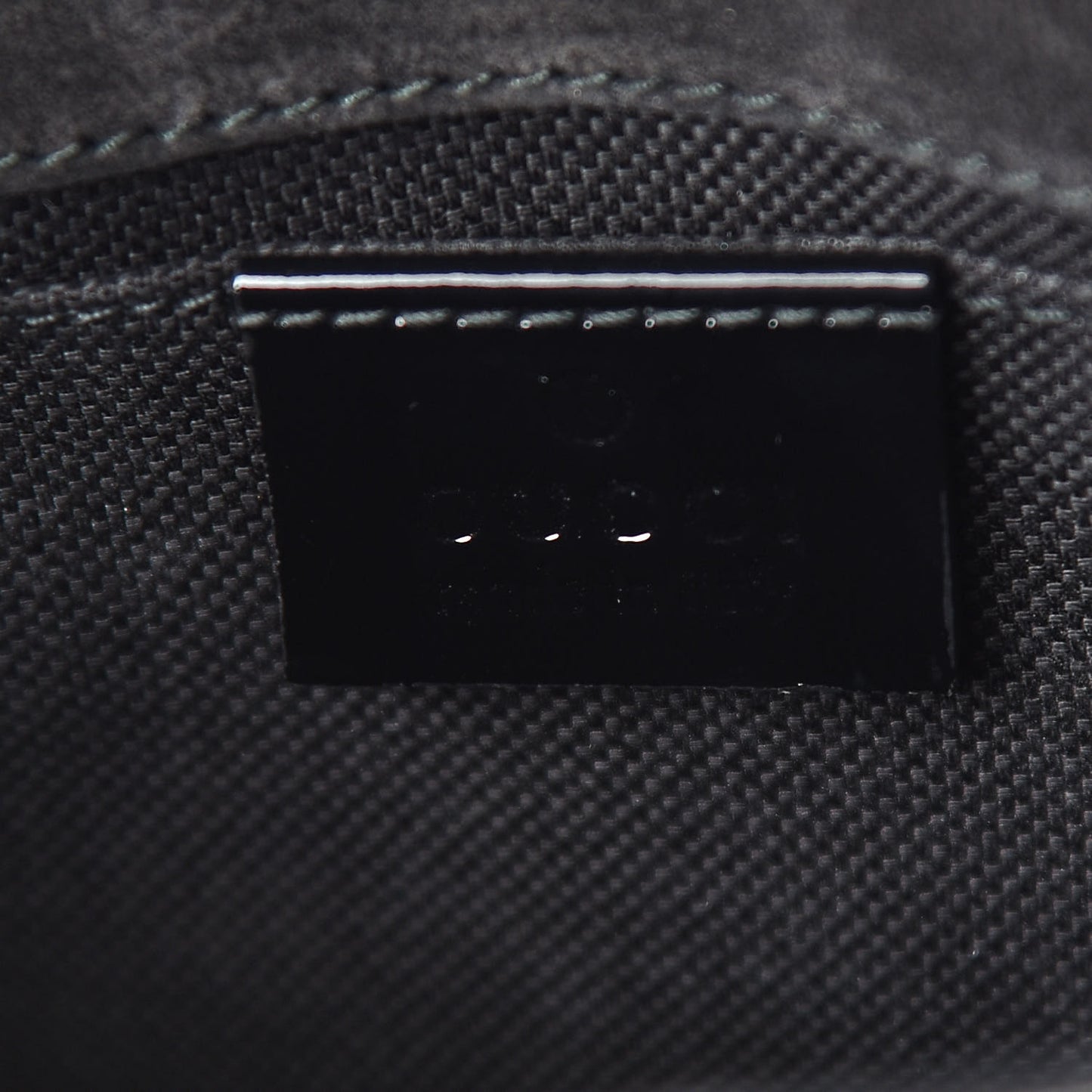Patent Small Emily Chain Shoulder Bag Black