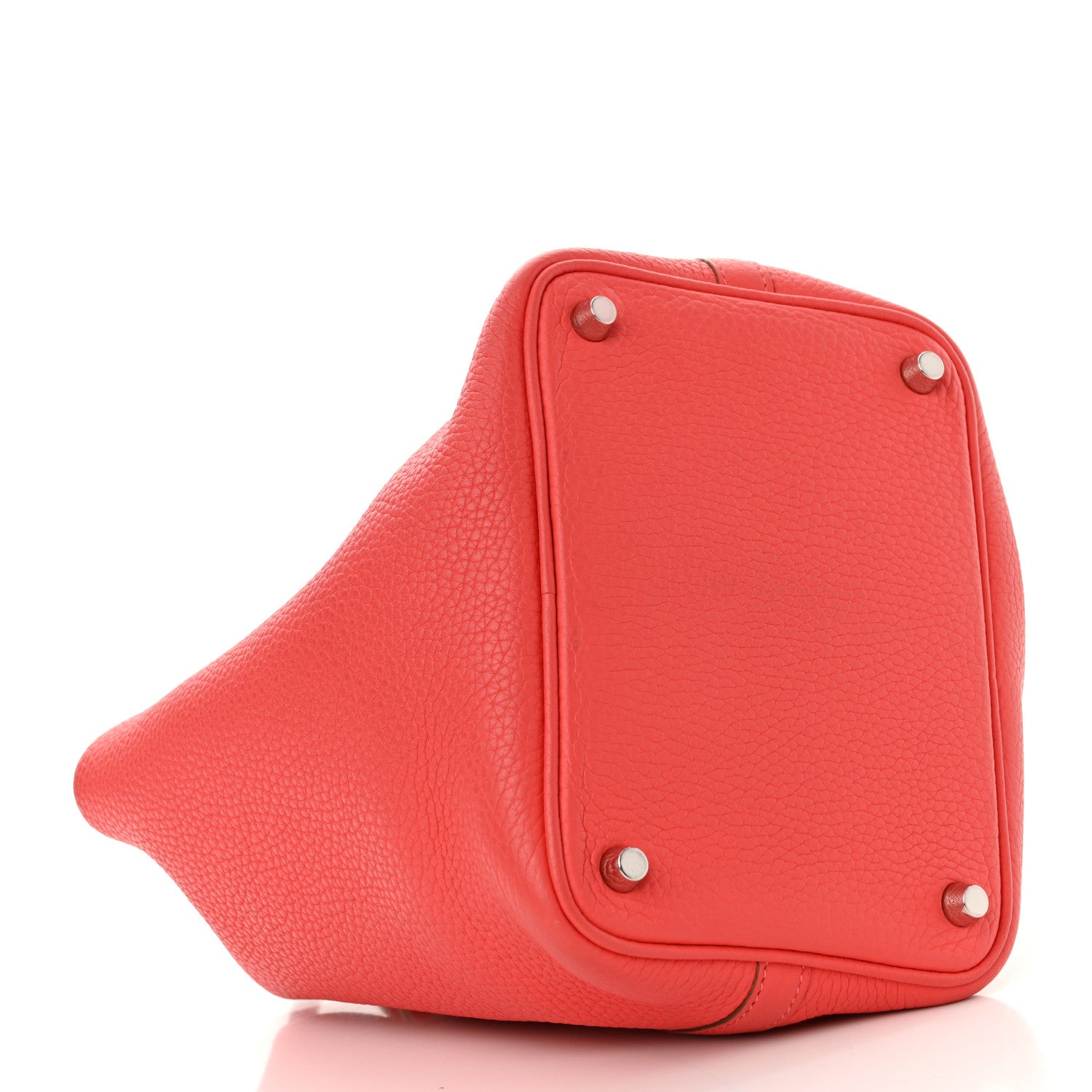 Hermes Taurillon Clemence Picotin Lock 18 PM Rouge Pivoine 4 of 10