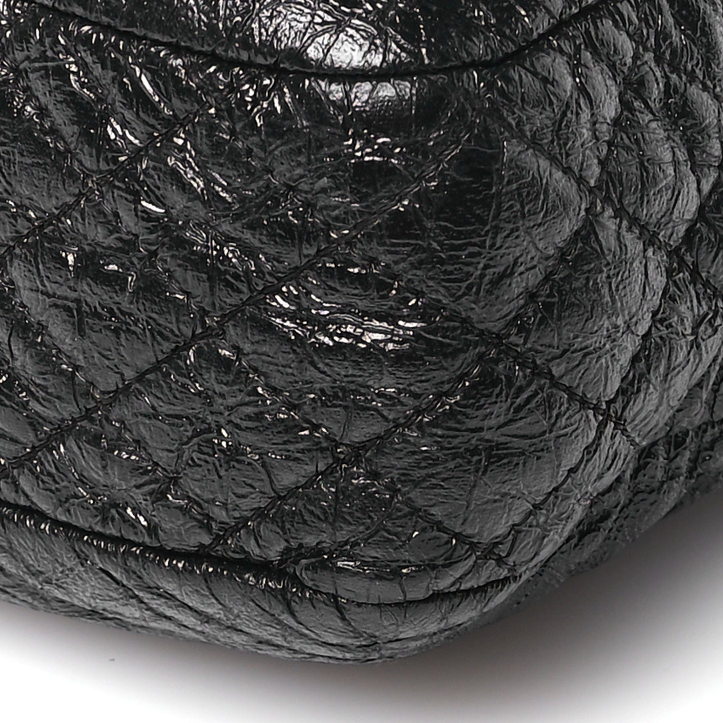 Vinyl Medium Rock and Chain Flap Black
