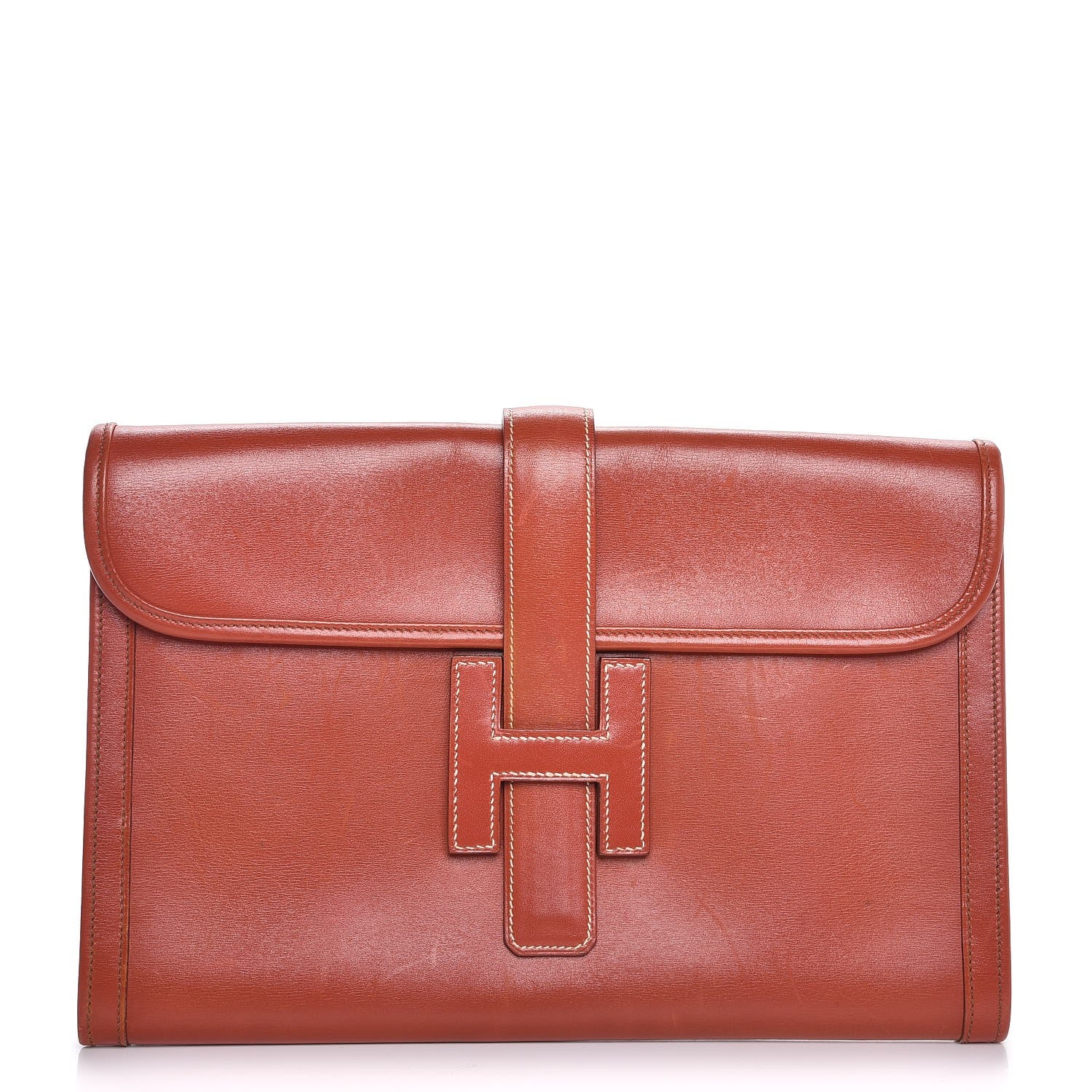 Hermes Box Jige PM Clutch Brique 1 of 11