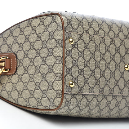 Gucci GG Supreme Monogram Blind for Love Embroidered Medium Boston Beige Tuscany 9 of 11