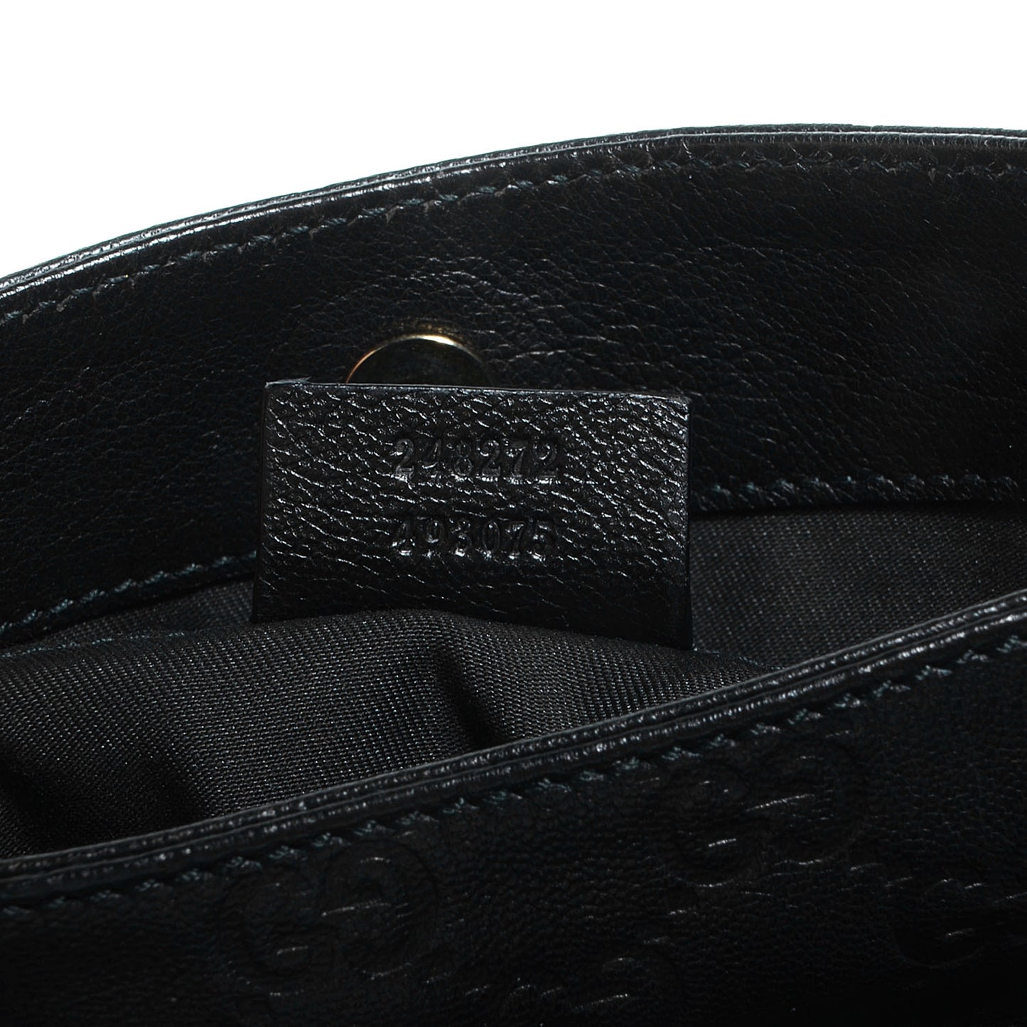 Guccissima Hobo Black