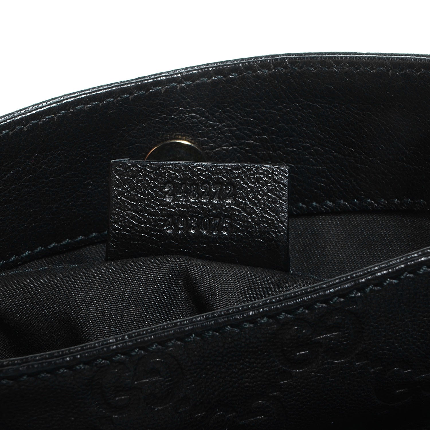 Gucci Guccissima Hobo Black 7 of 7