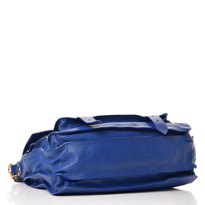 Proenza Schouler Lambskin PS1 Large Satchel Cobalt 4 of 9
