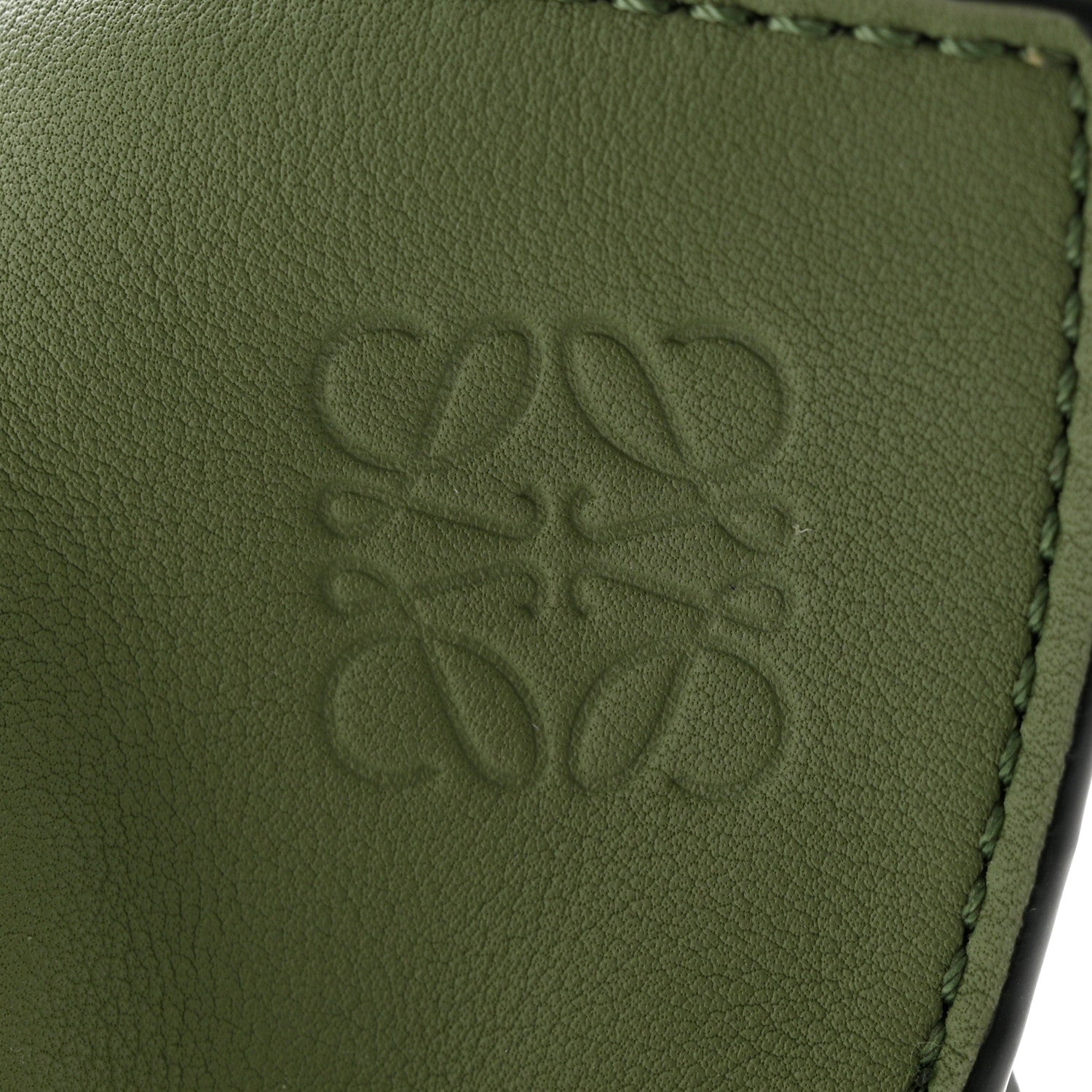 Loewe Calfskin Small Flamenco Knot Bag Avocado Green 6 of 11