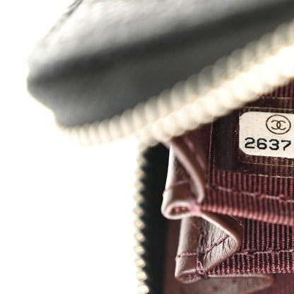 Chanel Caviar Quilted Zip Coin Purse Black 7 of 7