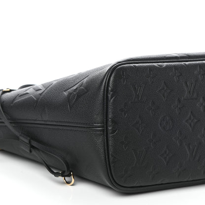 Louis Vuitton Empreinte Monogram Giant Neverfull MM Black 8 of 9