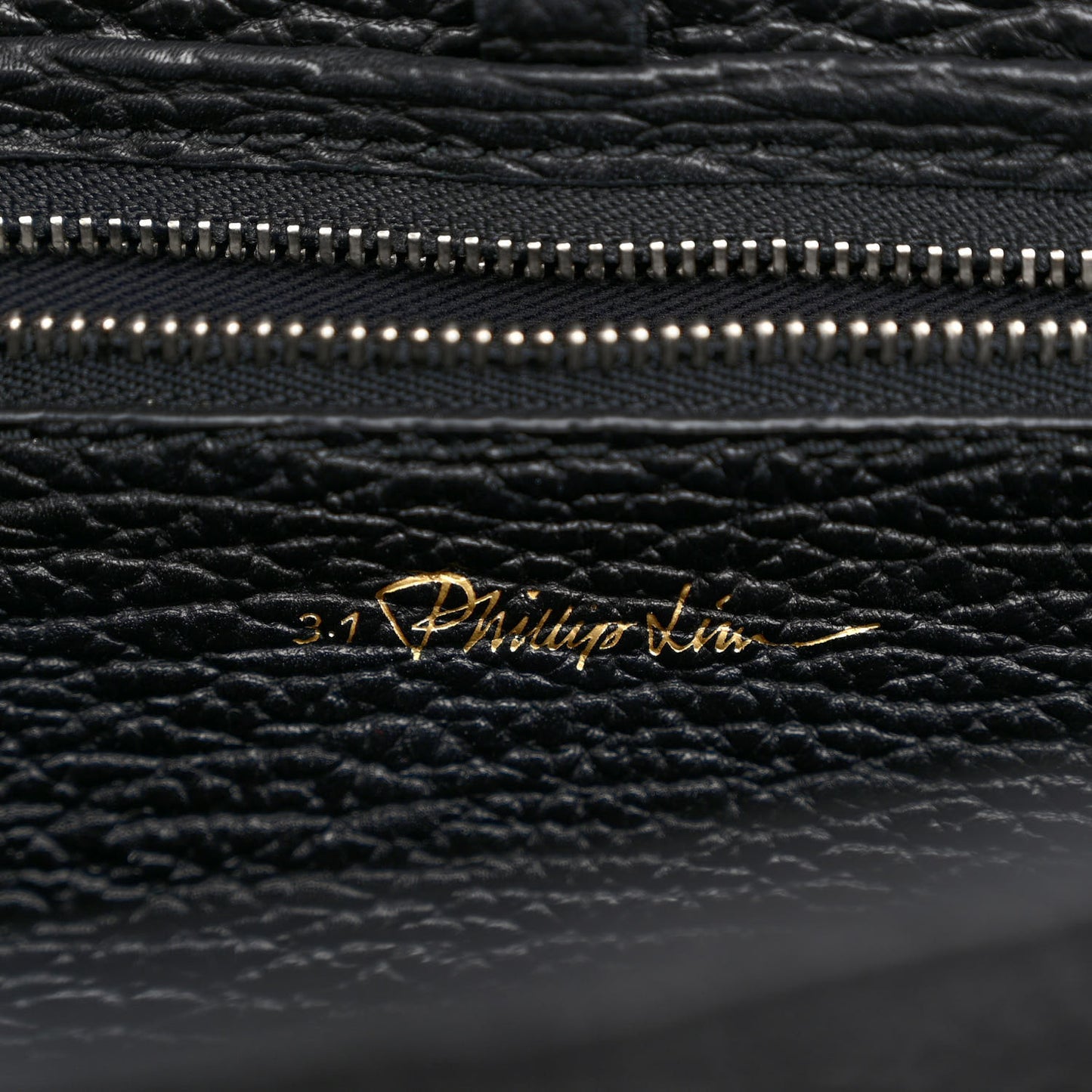 Textured Calfskin Medium Pashli Satchel Black