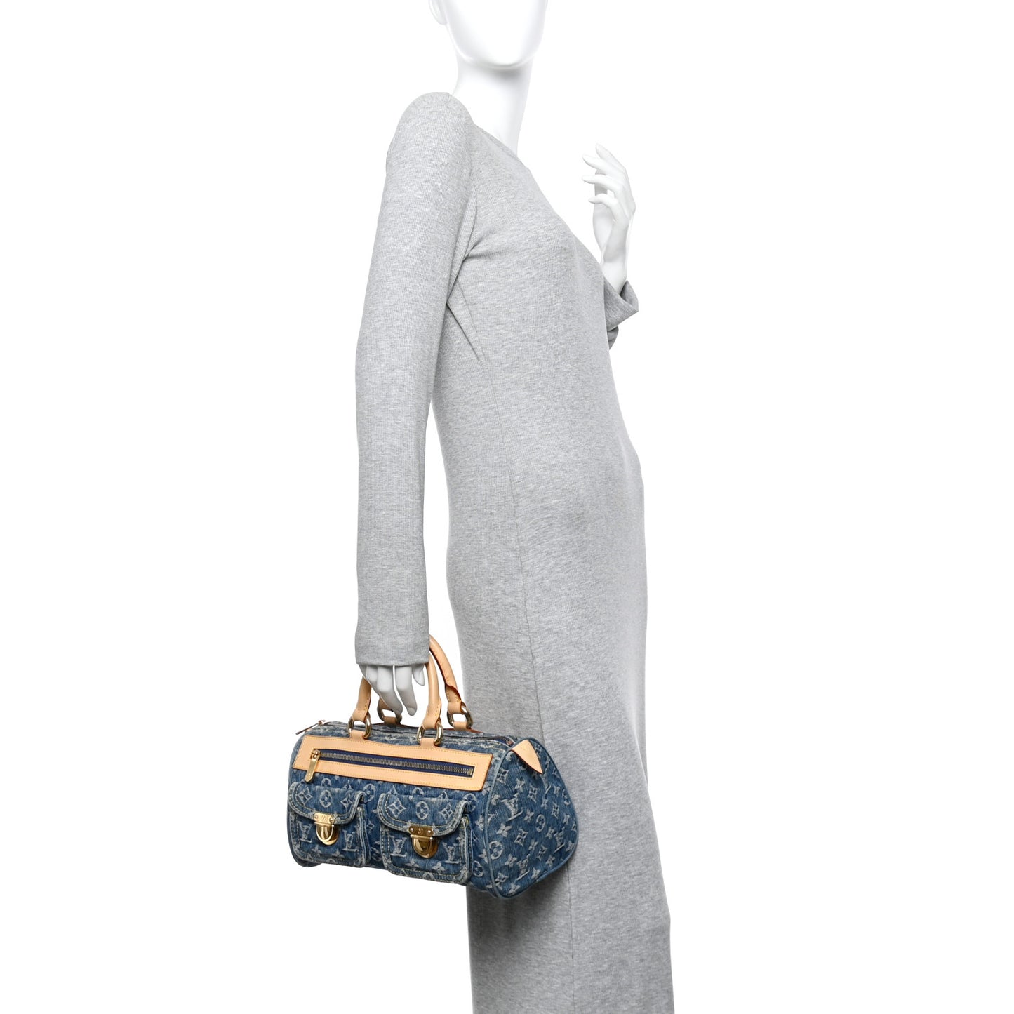 Monogram Denim Neo Speedy Blue